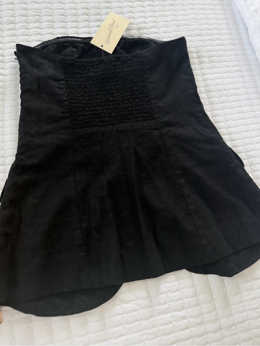 Women’s Strapless Linen Vest Set - Picture 5 of 10